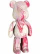 Конструктор картонный 3D-пазл Bearbrick бело-розовый (ZX-155) - изображение 1