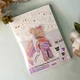 Конструктор картонный 3D-пазл Bearbrick оранжево-розовый (ZX-154) - изображение 2