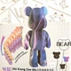 Конструктор картонный 3D-пазл Bearbrick синий (ZX-152) - изображение 3