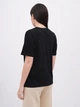 Футболка хлопковая удлиненная женская EQUILIBRI W213 097 000-3 L Black (2299965872991) - изображение 2