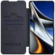 Шкіряний чохол-книжк Nillkin Qin Pro Camshield на Xiaomi Poco X4 Pro 5G Чорний - зображення 5