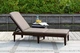 Шезлонг лежак Keter Jaipur Sun Lounger коричневий з матрацом садовий (255891) - изображение 7