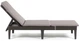 Шезлонг лежак Keter Jaipur Sun Lounger коричневий з матрацом садовий (255891) - изображение 1