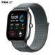 Ремешок для Xiaomi Amazfit GTS 4 / GTS 4 mini нейлоновый / 20 мм Серо-зелёный - изображение 1