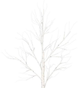 Świecące drzewko Springos CL0951 150 cm 72 LED Brzoza (5907719426457) - obraz 2