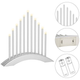 Świecznik adwentowy Springos CL0850 LED 11 świec Srebrny (5907719426723) - obraz 9