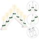 Świecznik adwentowy Springos CL0859 LED 7 świec Biały (5907719426815) - obraz 10
