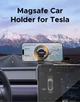 Магнитное крепление для телефона UGREEN LP948 автомобильный держатель для Tesla Car Touchscreen, треугольная структура для Magsafe iPhone 16 15 Pro Max Samsung Galaxy S25 Black (65853) - изображение 2