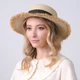 Шляпа канотье женская с лентой-бантом LuckyLOOK Памела 60 Бежевый 734-357 - изображение 5