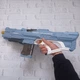 Электрический водяной пистолет Combat Water Gun, голубой, игрушка для детей, автоматический бластер - изображение 7