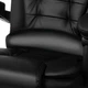 Офисное кресло с подставкой для ног MALATEC 23286 черное - изображение 3