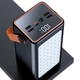Повербанк зі швидкою зарядкою 100000мАч (4×USB), з ліхтариком, YM-655 / Power bank / УМБ / Павер банк - зображення 4