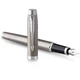 Подарочный набор Parker IM Stainless Steel CT FP+BP (ручка-перо + шариковая + чехол) - изображение 2