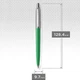 Ручка шариковая Parker JOTTER Originals Green CT BP (Eco упаковка) - изображение 4