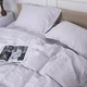 Простынь MirSon полуторная 150x220 см 30-0010 Light Gray Satin Stripe (2200005251317) - изображение 3