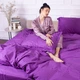 Підковдра MirSon 143х210 Satin Stripe 30-0009 Purple (2200005250846) - зображення 7