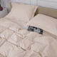 Простынь MirSon полуторная 150x220 см 30-0004 Cream Satin Stripe (2200005248799) - изображение 3