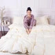Пододеяльник MirSon 143х210 Satin Stripe 30-0002 Soft Yellow (2200005247907) - изображение 7