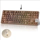 Клавіатура механічна дротова - Womier F87 75% з колесом гучності, RGB, PBT і hotswap - зображення 2