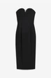 Платье-бандо H&M 271206457 38 Черный - изображение 1