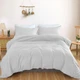 Пододеяльник MirSon полуторный 143x210 см Light Pro 10-001 Snow White Satin (2200010168730) - изображение 1