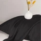 Пододеяльник MirSon полуторный 143x210 см Light Pro 10-006 Black Satin (2200010171327) - изображение 4