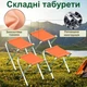 Туристичний посилений складаний стіл Grand Picnic для пікніка з регулюванням висоти та 4 стільці GP4262-3 Помаранчевий - зображення 7