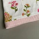 Дитячий мусліновий бавовняний чотирьохшаровий плед ковдра Anny.Home 100*80 см для дівчинки Польові квіти на пудрі - зображення 5