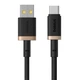 Кабель Baseus Dura Series Fast Charging Cable USB to Type-C 60W 2m Gold+Black (P10377802U01-02) - изображение 1