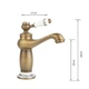 Смеситель для умывальника Epelli Deco Style Retro Bronze - изображение 4