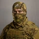 Балаклава камуфляжна унісекс військова маска для полювання, риболовлі, спорту, туризму, захисту обличчя, страйкболу та пейнтболу, дихаюча, багатофункціональна, зелена Aland 2100090 - зображення 2