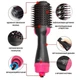 Фен Щітка гребінець 3в1 One step Hair Dryer 3 режими випрямляч для укладання волосся стайлер з функцією іонізації 1000 Вт - зображення 5