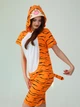 Женская кигуруми взрослая и подростковая летняя Kigurumi Тигр оранжевый L 165-175 см (4004) - изображение 2
