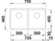 Кухонна мийка Blanco - 527828 SUBLINE 350/350-U - зображення 2