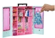Игровой набор Барби шкаф чемодан с наборами одежды Barbie Closet Playset with Outfits HKR92 - изображение 3