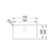 Кухонна мийка Blanco - 523387 CLARON 700-U DURINOX - зображення 2