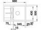 Мойка кухонная Blanco - METRA 45 S Compact 527102 - изображение 5