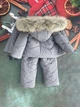 Комбінезон з курткою зимовий дитячий Look Пухнастик сірий 98-104 см - зображення 4