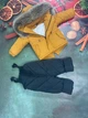 Зимовий комбінезон з курткою дитячий Look Plus чорний з гірчичним 80-86 см - зображення 1