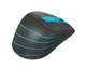 Мишка бездротова A4Tech FG30S Blue, безшумна, 2000 DPI, 6 кнопок, USB нано-приймач - зображення 7