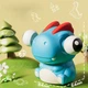 Игрушка-антистресс с выпуклыми глазами Динозаврик «Squeeze Pop Up Eyes», голубой, резина/силикон, 6×8 см - изображение 2