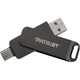 USB флеш накопичувач Patriot 64GB Rage R550 Matte Black USB/Type-C 3.2 (PE64GR550DSAD) - изображение 3