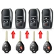 Корпус выкидного ключа TOYOTA (Тойота) 2 кнопки, с лезвием TOY43 (Под переделку) 19-37 - изображение 3