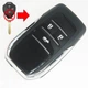 Корпус выкидного ключа TOYOTA (Тойота) 3 кнопки, с лезвием TOY43 (Под переделку) 19-38 - изображение 1
