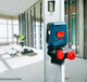 Профессиональный лазерный нивелир Bosch Professional GLL 2 с держателем MM 2 : два красных луча, 10 м (0601063A01) - изображение 4