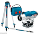 Профессиональный оптический нивелир Bosch GOL 26 D+BT 160+GR 500: 360 градусов, до 100м, 26х зум - изображение 1