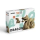 3D Пазл Конструктор Картонний Cartonic Dragon Дракон 126 деталей - зображення 2