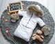Зимний комбинезон 3 в 1 для девочки 0-2 года Look люкс белый - изображение 2