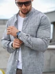 Рубашка мужская в полоску Casual рубашки мужские из хлопка Teamv Серая полоска XXL - изображение 2