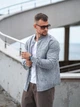 Рубашка мужская в полоску Casual рубашки мужские из хлопка Teamv Серая полоска XXL - изображение 4